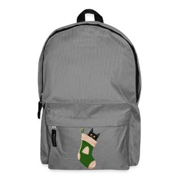 Chat en botte verte - Sac à dos - gris éléphant - Devant