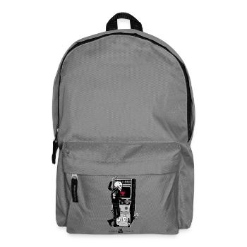 Squelette à Retro Arcade Heartbreak - Sac à dos - gris éléphant - Devant