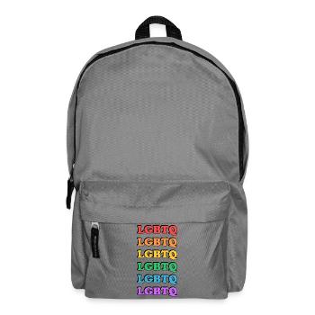 Rainbow LGBTQ - Rucksack - Mittelgrau - Vorne