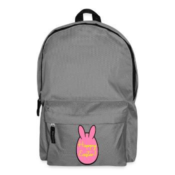 Joyeux lapin de Pâques - Sac à dos - gris éléphant - Devant