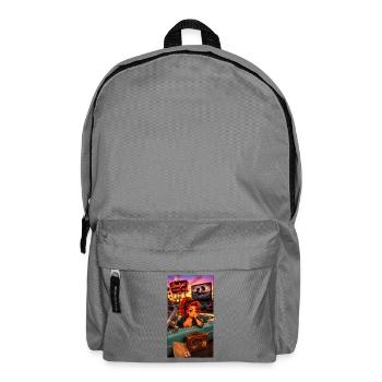Ginger Pin-up Drive-In Retro-Auto 50s – Kek-Ina - Rucksack - Mittelgrau - Vorne