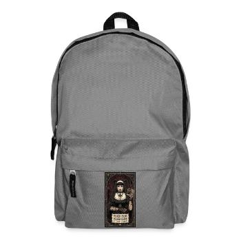 Never Pray, Always Sins Gothic Nun - Backpack - elephant grey - Front