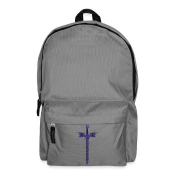 Rose Sword with Wings - Backpack - elephant grey - Front