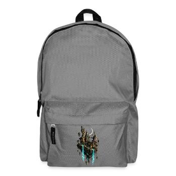 Mondlichtkönigreich mit Wasserfällen - Rucksack - Mittelgrau - Vorne