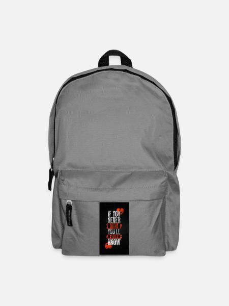 Niemals versuchen, nie wissen - Rucksack - Mittelgrau