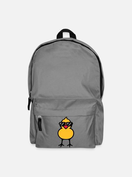 cool chick (rd) - Backpack - elephant grey