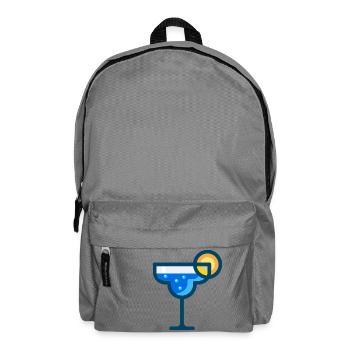 martini Cocktail bartender barkeeper bar - Rucksack - Mittelgrau - Vorne