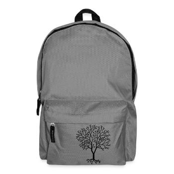 Computerplatinen - Baum aus Chips - Rucksack - Mittelgrau - Vorne