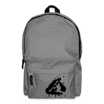 kanu_logo - Rucksack - Mittelgrau - Vorne