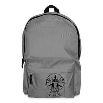 Leonardo da Vinci Vitruvian PPG Man - Rucksack - Mittelgrau - Vorne