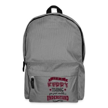 its a kerry name forename thing - Backpack - elephant grey - Front
