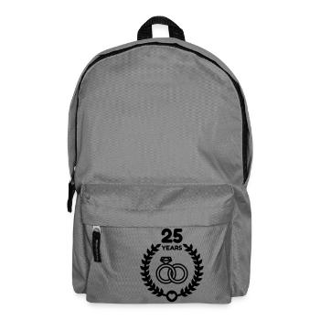 25 - Birthday Wedding - Marriage - Love - Backpack - elephant grey - Front