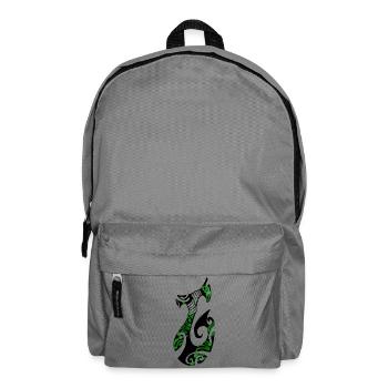 MATAU - Black (polynesian Hook) - Backpack - elephant grey - Front