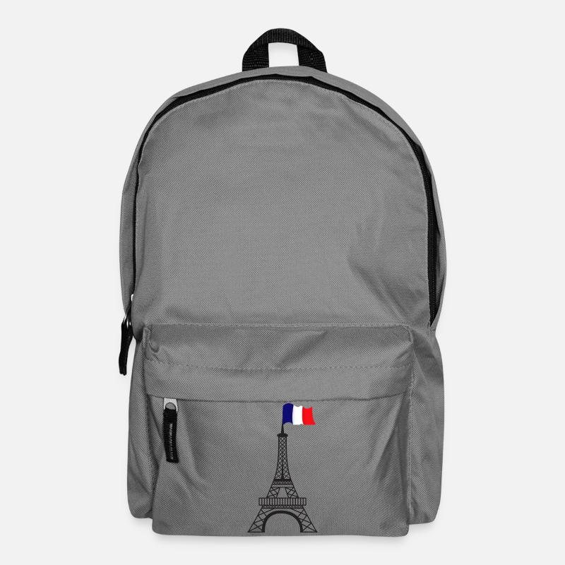 Eiffelturm - Rucksack - Mittelgrau