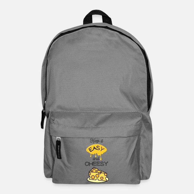 Easy Cheese Meme - Backpack - elephant grey