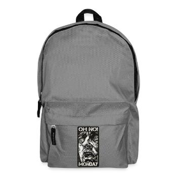 Oh no! Monday - Rucksack - Mittelgrau - Vorne