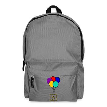 5. 5 YEARS. 5th ANNIVERSARY. 5 YEAR ANNIVERSARY - Backpack - elephant grey - Front