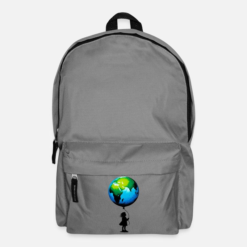 Planète Terre - Sac à dos - gris éléphant