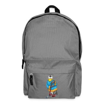 Pinguin Eishockey Eishockeyschläger - Rucksack - Mittelgrau - Vorne