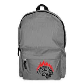 Overthinking - Funny Introvert Quote - Rucksack - Mittelgrau - Vorne