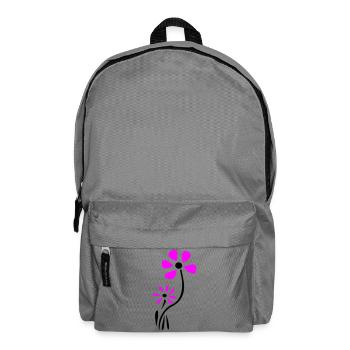 Fantaisie de fleur - Sac à dos - gris éléphant - Devant