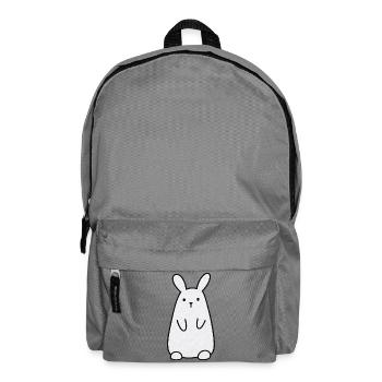 Lustiger Hase - Rucksack - Mittelgrau - Vorne