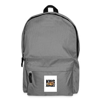 Roi de la jungle : graphismes de Tiger - Sac à dos - gris éléphant - Devant