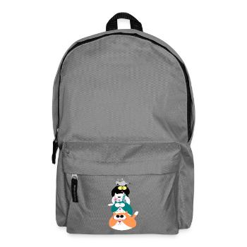 Cats - Backpack - elephant grey - Front