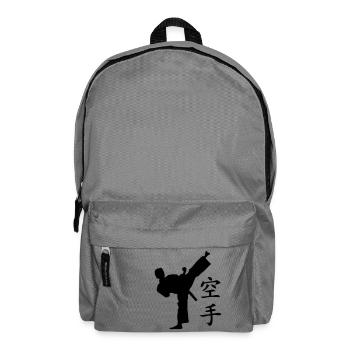 karate - Rucksack - Mittelgrau - Vorne