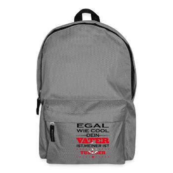 Egal wie cool vater geschenk Tunesien - Rucksack - Mittelgrau - Vorne