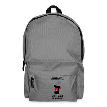 Der schwarze Ritter - Rucksack - Mittelgrau - Vorne