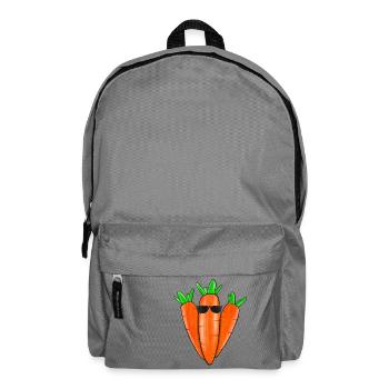 Karotten Gang mit Sonnenbrille - Rucksack - Mittelgrau - Vorne