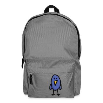 Ulli l'oiseau de Twitter Twitterbird Bird No. 8 - Sac à dos - gris éléphant - Devant