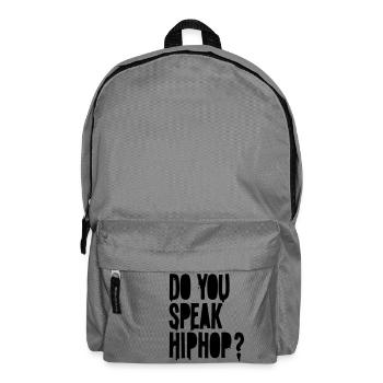 sprechen Sie hiphop - Rucksack - Mittelgrau - Vorne