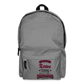 its a rowe name surname thing - Backpack - elephant grey - Front