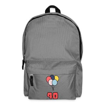 40. 40 JAHRE. 40-JÄHRIGES JUBILÄUM. GEBURTSTAG 40 JAHRE. - Rucksack - Mittelgrau - Vorne