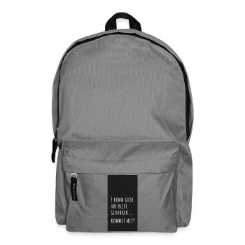 handy blede gedanken spruch dialekt österreich - Rucksack - Mittelgrau - Vorne