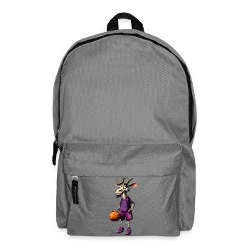 Chèvres Basket-ball / Basketteur Chèvre - Sac à dos - gris éléphant - Devant