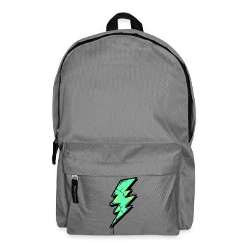 Lightning Style Lightning Abstract - Backpack - elephant grey - Front