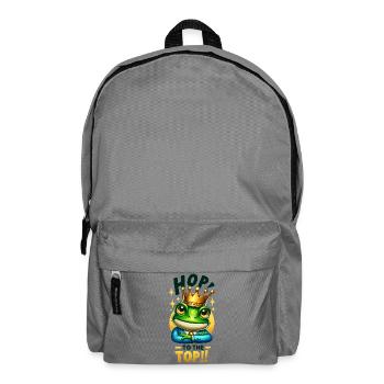 Ascension de la grenouille couronnée - Sac à dos - gris éléphant - Devant