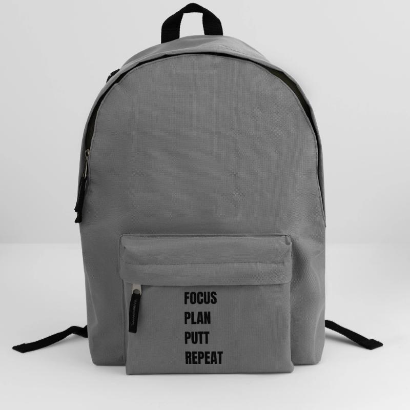 Golf Focus Plan Putt Repeat Rucksack
