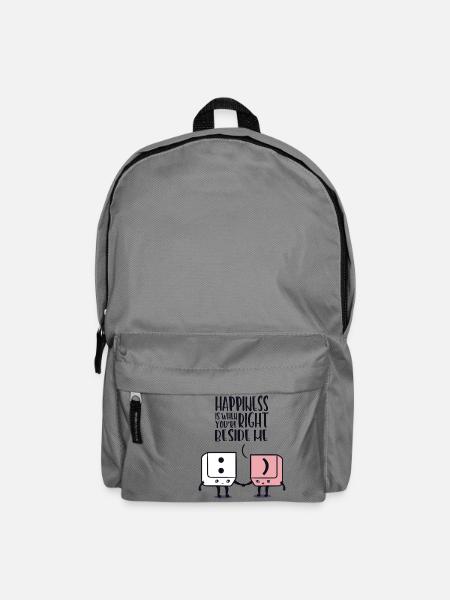 Valentinstag Happy Valentine Geschenk Liebe - Rucksack - Mittelgrau