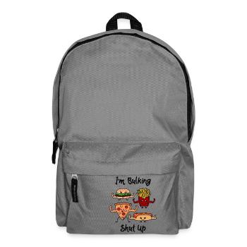 I´m Bulking - Rucksack - Mittelgrau - Vorne