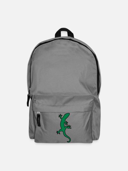 Gecko de salamandre lézard - Sac à dos - gris éléphant
