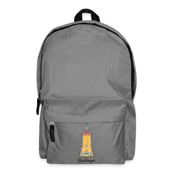 Reutlingen, Tübinger Tor, Deutschland, Zeichnung - Rucksack - Mittelgrau - Vorne