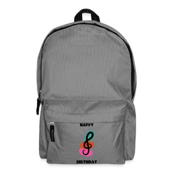 ALLES GUTE ZUM GEBURTSTAG. ALLES GUTE ZUM GEBURTSTAG. JAHRESTAG. - Rucksack - Mittelgrau - Vorne