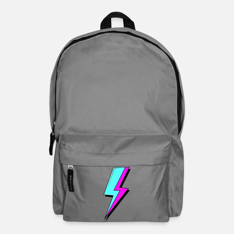 Psychedelische Neon-Beleuchtung - Rucksack - Mittelgrau