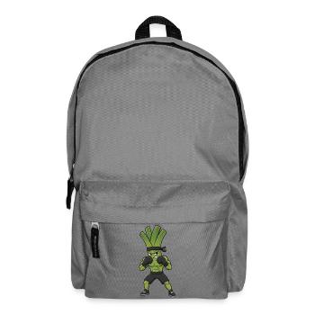 Leek Boxer Martial Arts Spring Onion Boxing Art - Backpack - elephant grey - Front