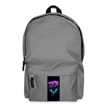 Neon Bat - Backpack - elephant grey - Front