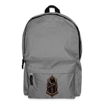 Gothic Telescope Cathedral Astronomy Art - Backpack - elephant grey - Front